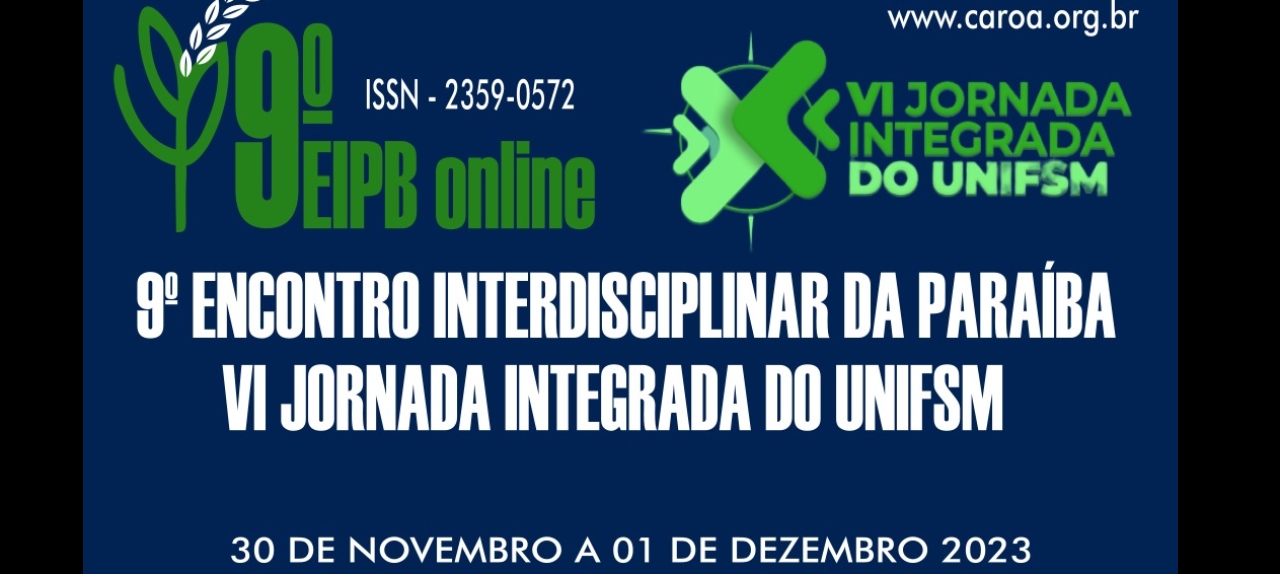 VI Jornada Integrada do Centro Universitário Santa Maria e 9º Encontro Interdisciplinar da Paraíba