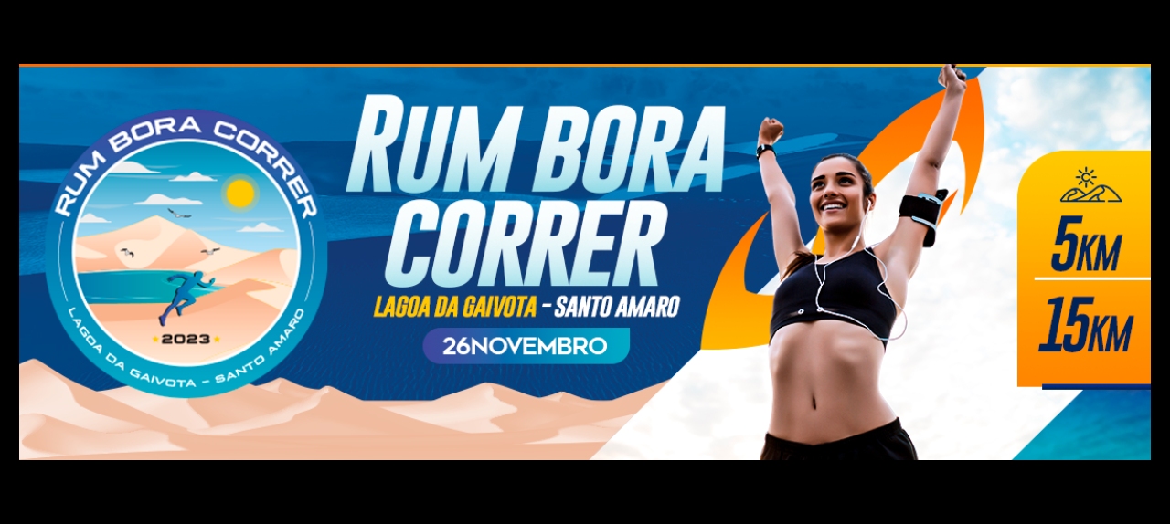 Desafio Rum Bora Correr Santo Amaro Lagoa da Gaivota