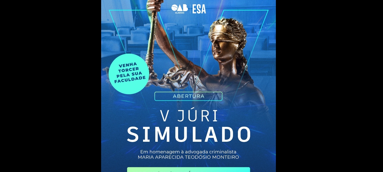 Abertura V Concurso de Júri Simulado da OAB AL