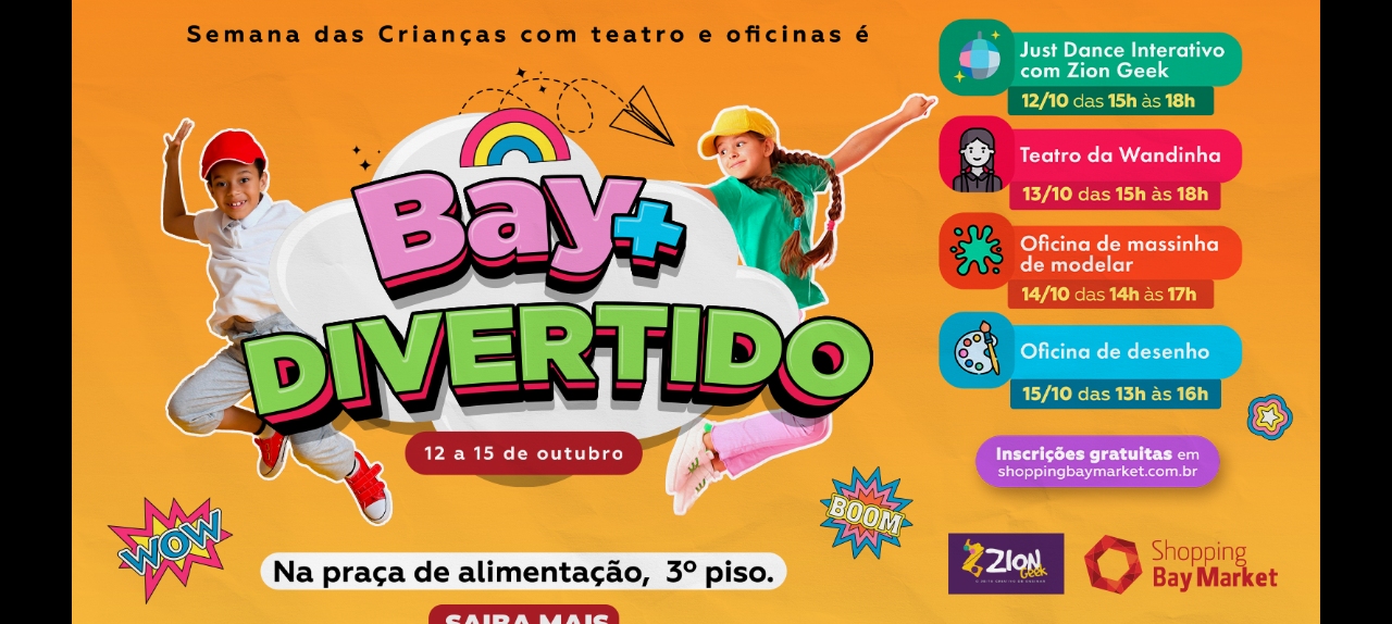 Oficina de desenho Bay + Divertido