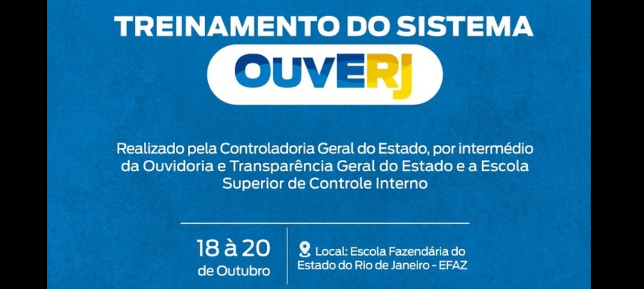 Treinamento do Sistema OUVERJ