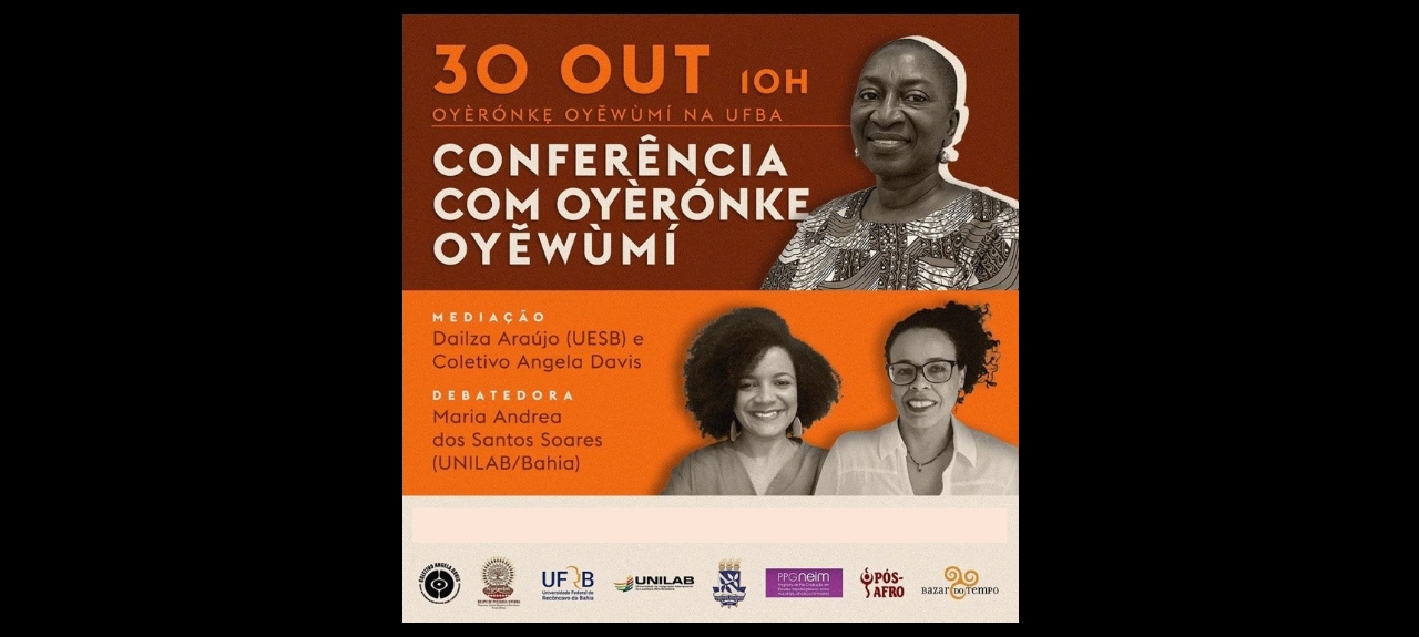 Conferência com Oyèrónke Oyewùmí