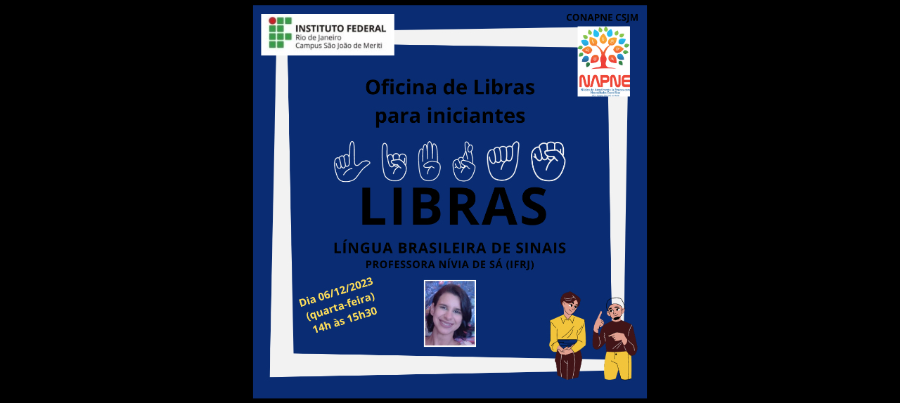 Oficina de Libras para iniciantes