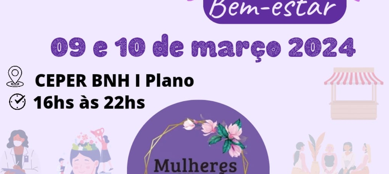 Feira Criativa Mulheres em Ação - Tema: Bem-estar