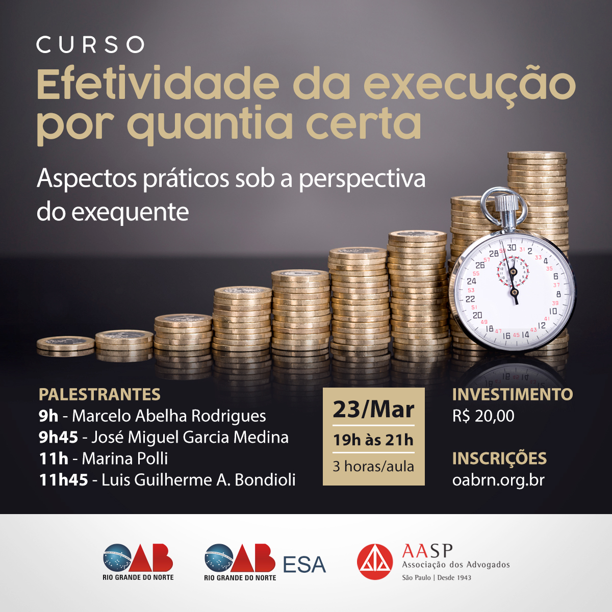 CURSO: Efetividade da execução por quantia certa