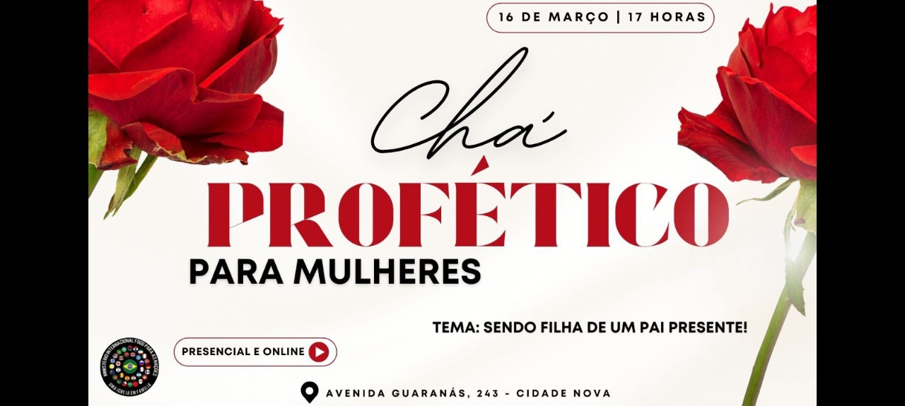 CHÁ PROFÉTICO PARA MULHERES