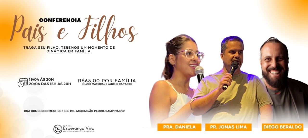 Seminário Pais e filhos - Jeito de viver família
