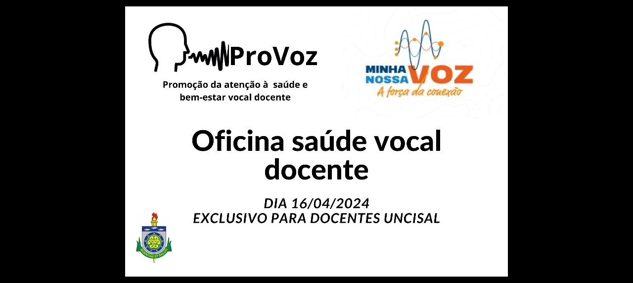 Oficina Saúde Vocal Docente