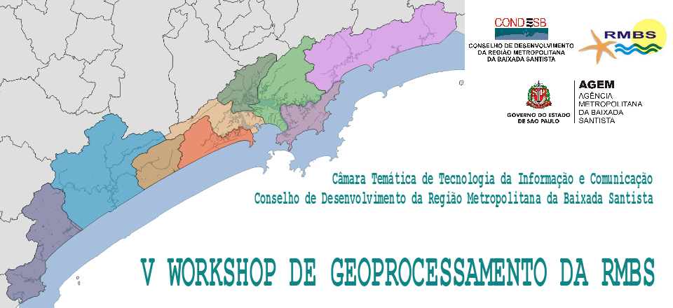 V Workshop de Geoprocessamento da RMBS
