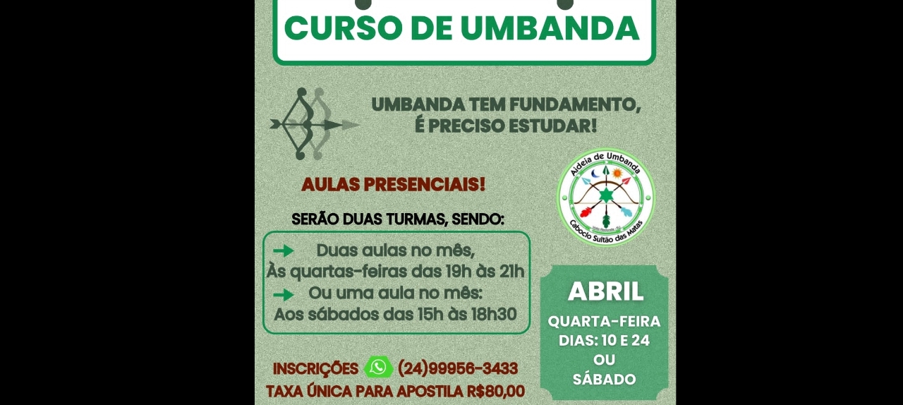 CURSO UMBANDA