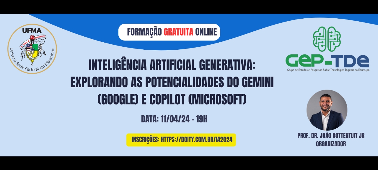 Formação em Inteligência Artificial Generativa: Explorando as Potencialidades do Gemini (Google) e Copilot (Microsoft)