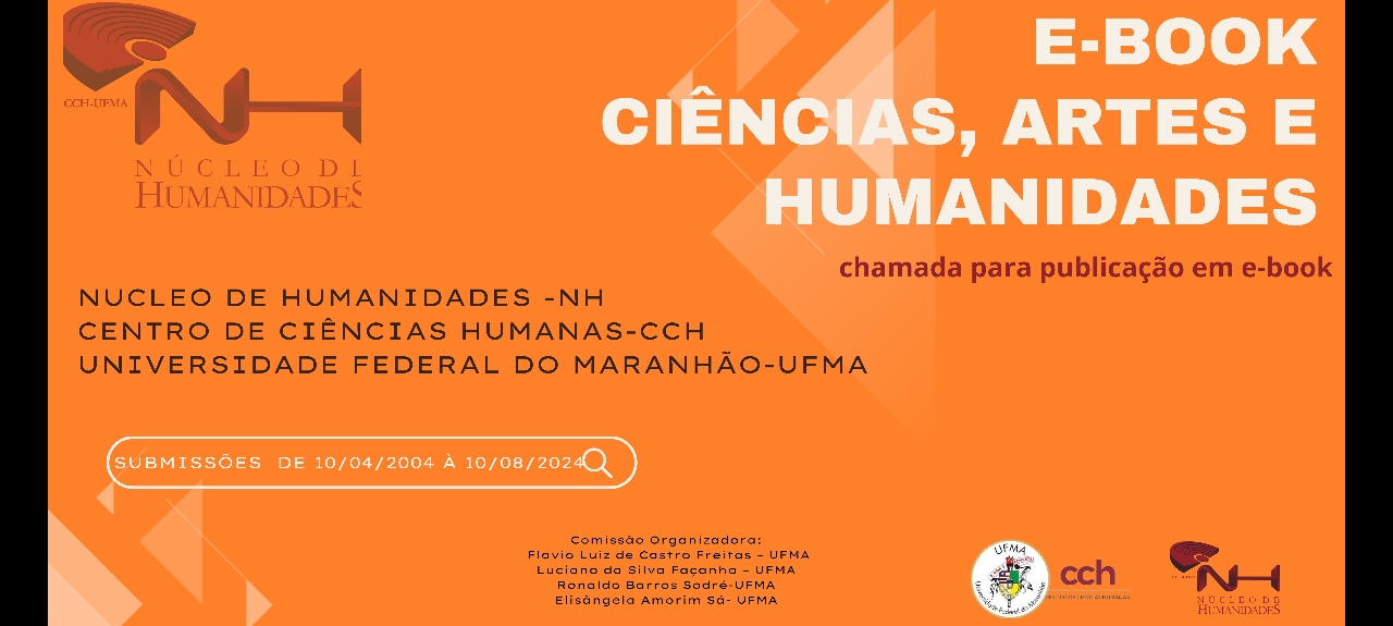 CHAMADA PARA CAPÍTULO DO E-BOOK CIÊNCIAS, ARTES E HUMANIDADES