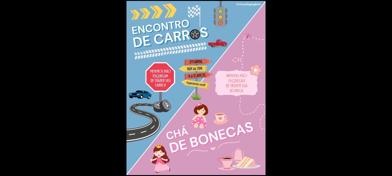 ENCONTRO DE CARROS E CHÁ DE BONECAS