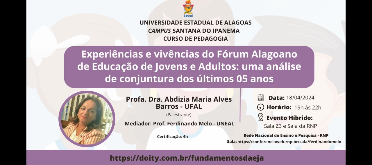 Experiências e vivências do Fórum Alagoano de Educação de Jovens e Adultos: uma análise de conjuntura dos últimos 05 anos