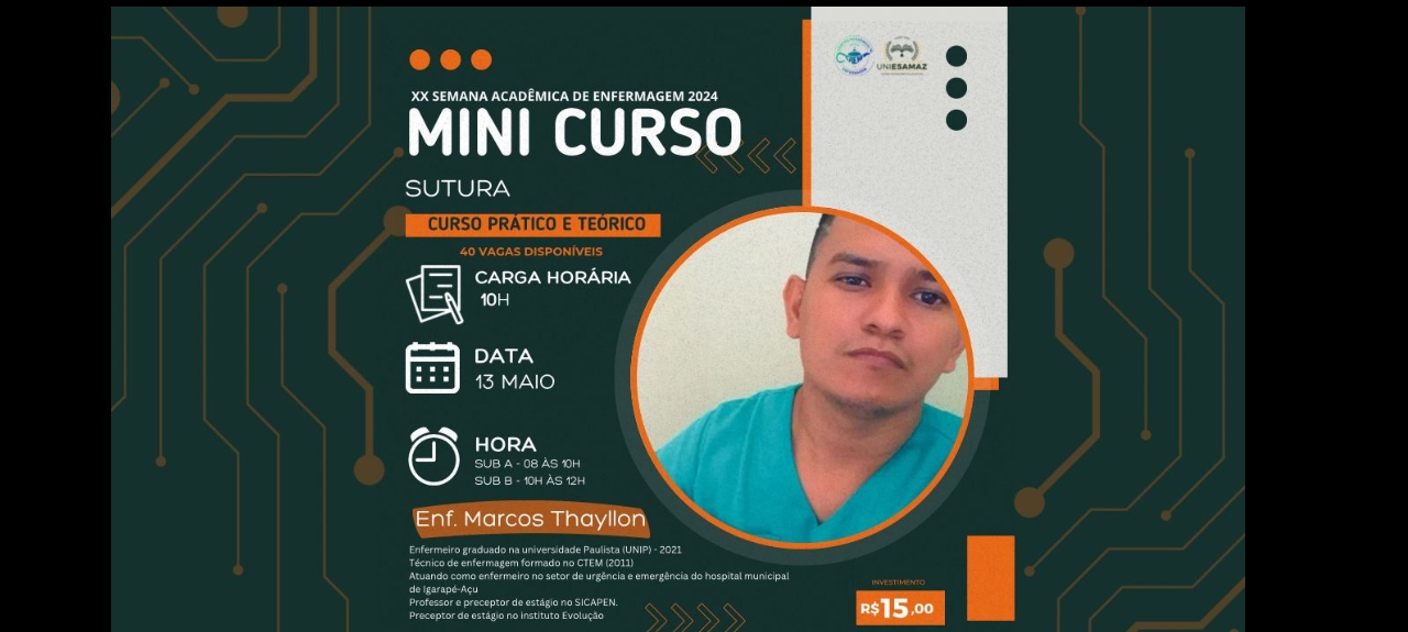 MINI CURSO DE SUTURA