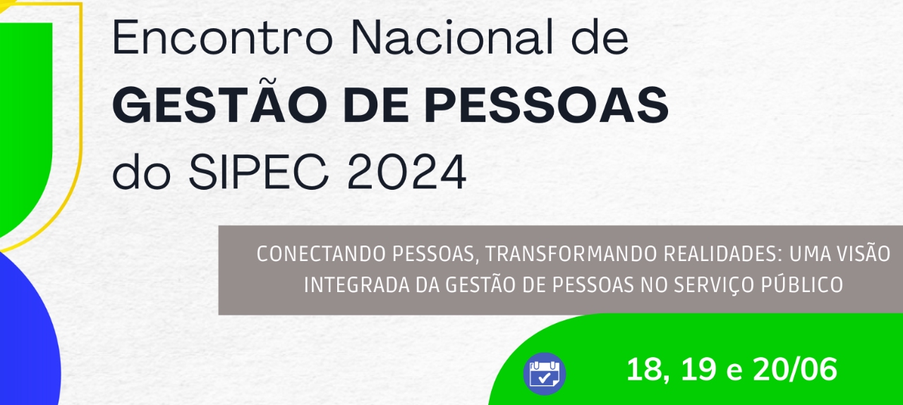 Expositores e Convidados Painelistas - Encontro Nacional de GP do SIPEC - 2024