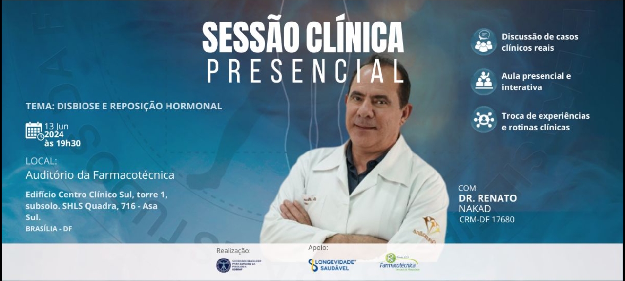 Sessão Clínica Presencial - Brasília-DF (13/06)