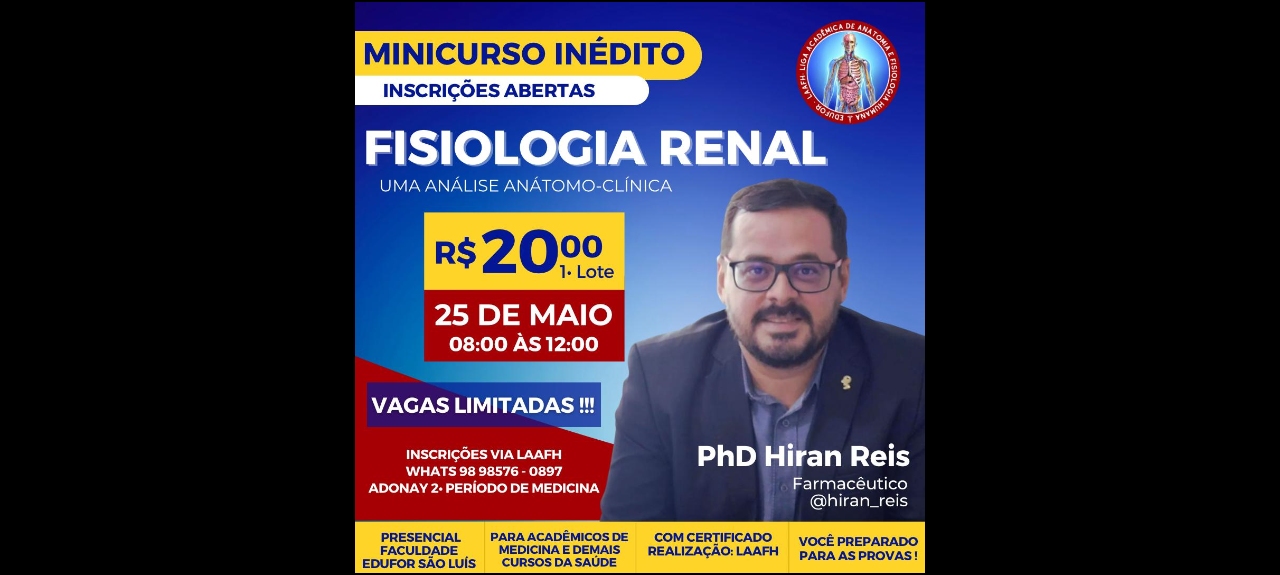 MiniCurso - Fisiologia Renal - Prof. Hiran Reis