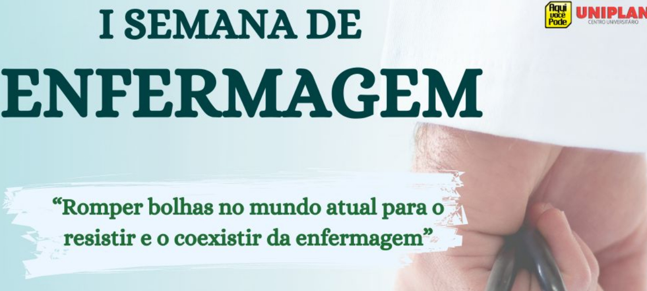 I Semana de Enfermagem UNIPLAN Patos PB - 2024