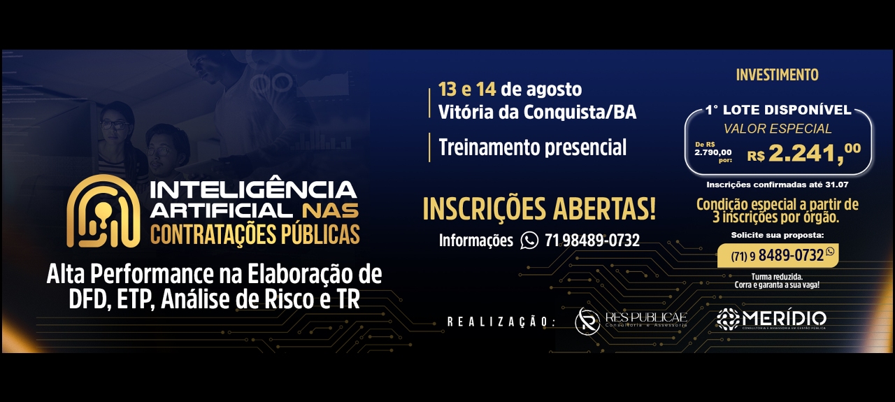 Inteligência Artificial nas Contratações Públicas
