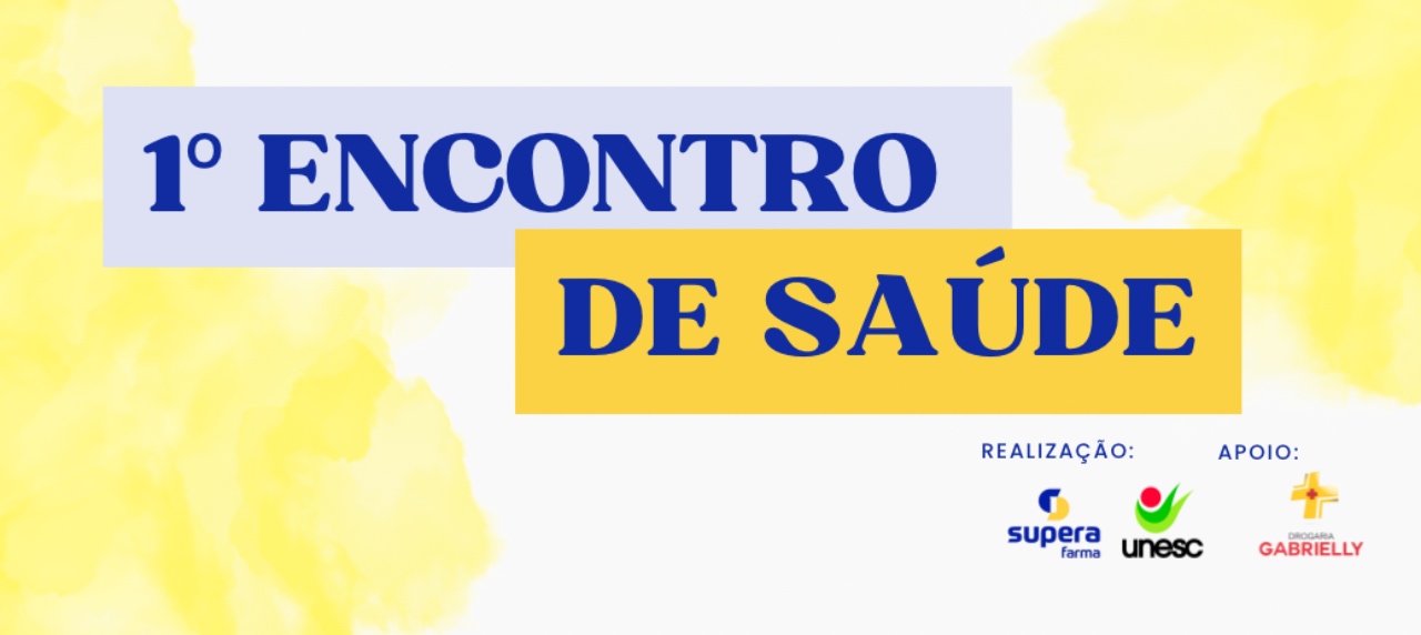 1º ENCONTRO DE SAÚDE: a importância da suplementação vitamínica para o paciente bariátrico e os perigos da disbiose intestinal