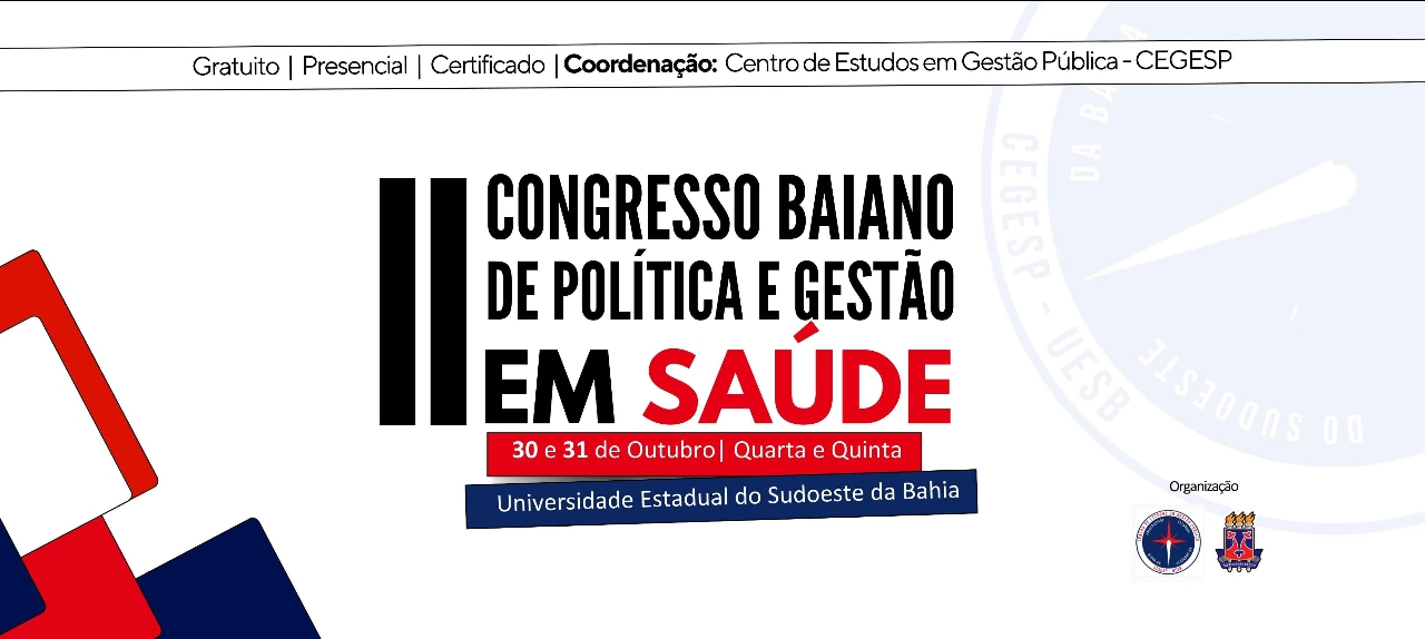 II Congresso Baiano de Política e Gestão em Saúde