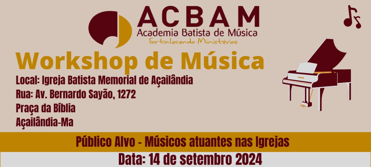 WORKSHOP DE MÚSICA