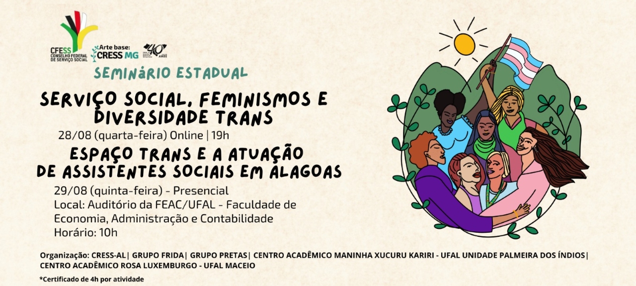 Seminário Estadual Serviço Social, Feminismos e Diversidade Trans.