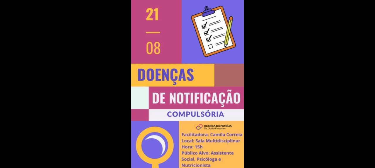 DOENÇAS DE NOTIFICAÇÃO COMPULSÓRIA