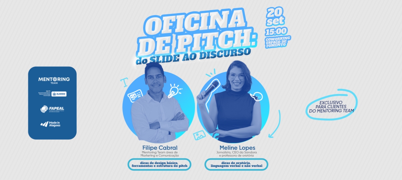 Oficina de Pitch: Do slide ao discurso