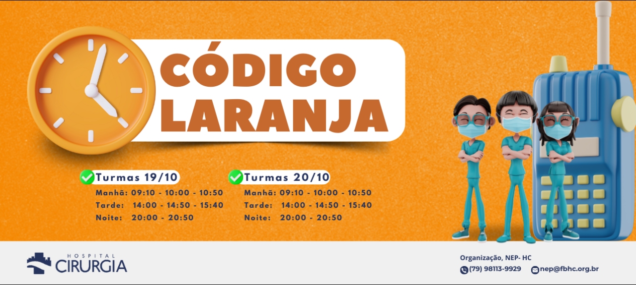 Código Laranja: 19/09/2024