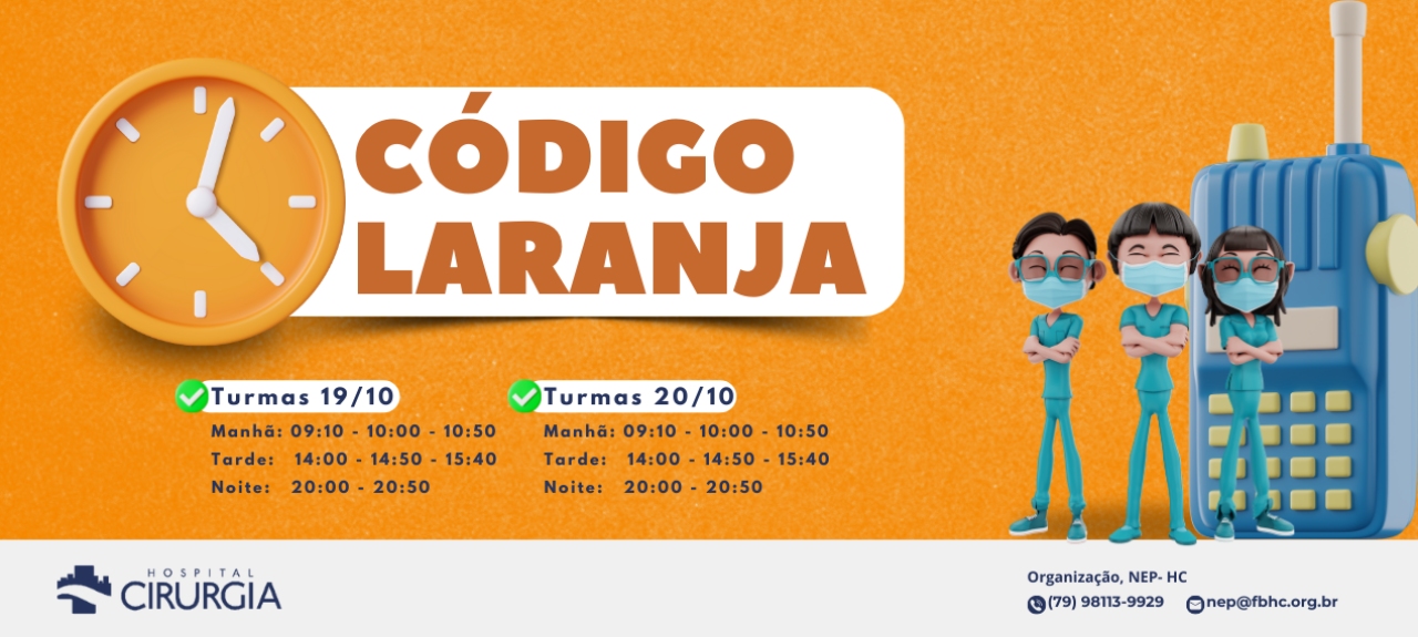 Código Laranja: 20/09/2024