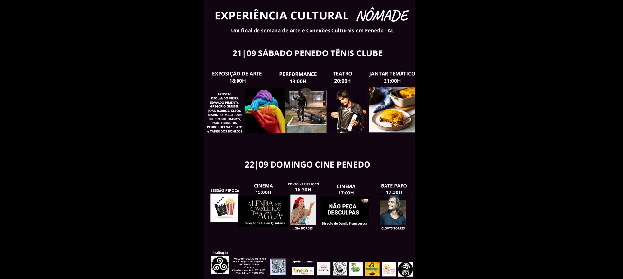 EXPERIENCIA CULTURA NOMADE PENEDO ALAGOAS