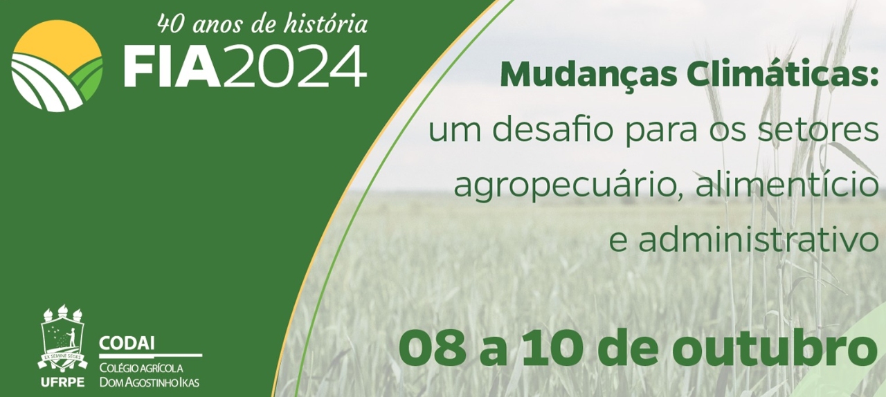 XXXIV Feira de Informações em Agropecuária e Conhecimentos Gerais