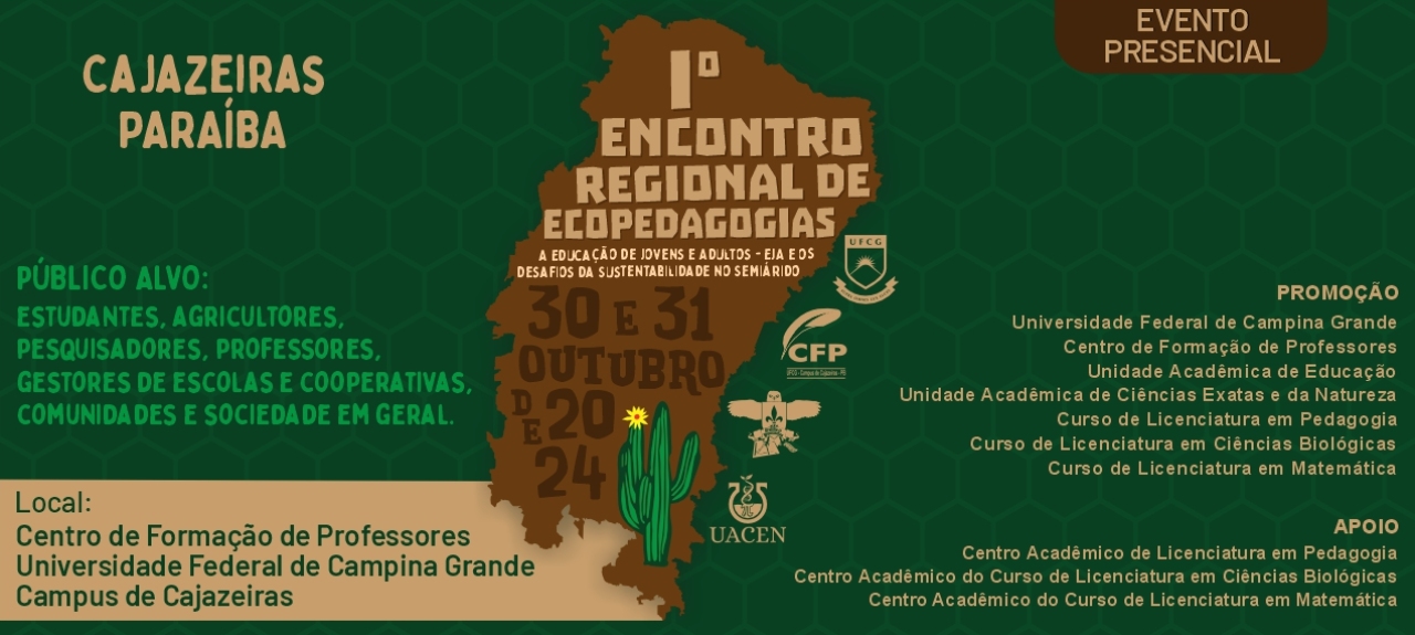 I Encontro Regional de Ecopedagogias