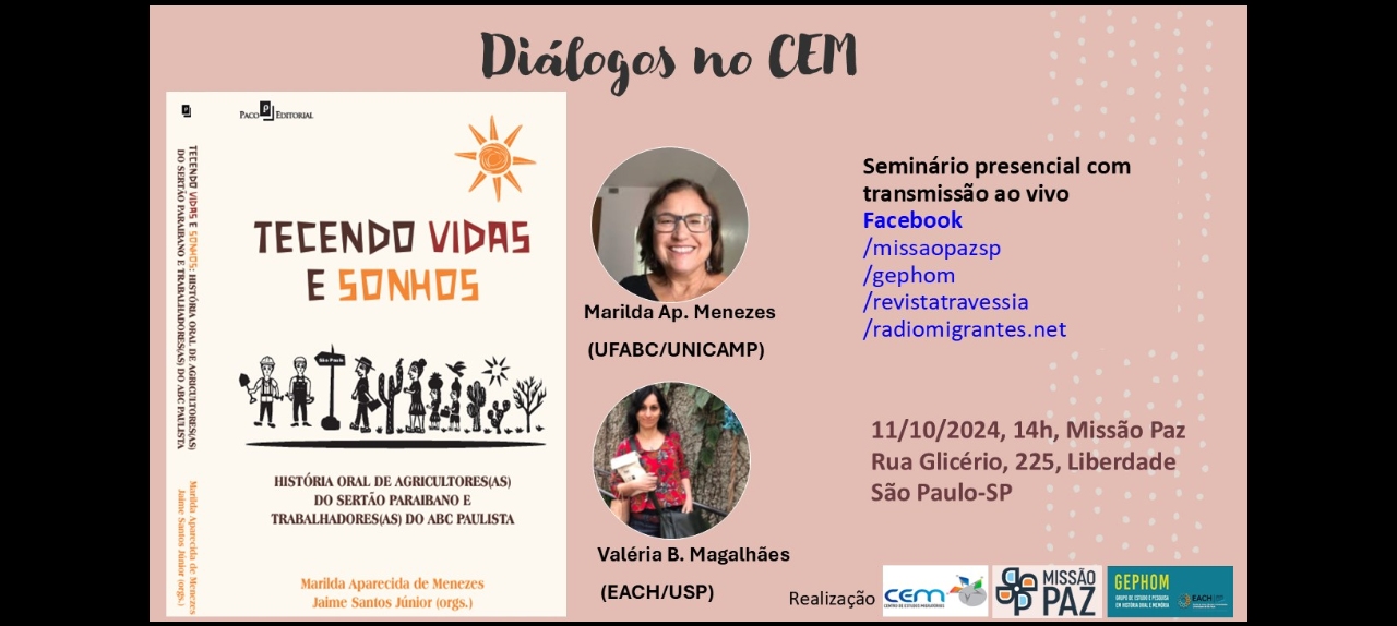 DIÁLOGOS NO CEM - TECENDO VIDAS E SONHOS