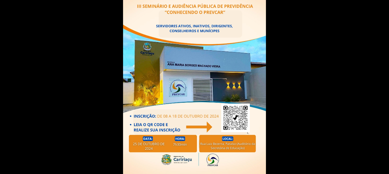 III Seminário e Audiência Pública de Previdência: Conhecendo o PREVCAR