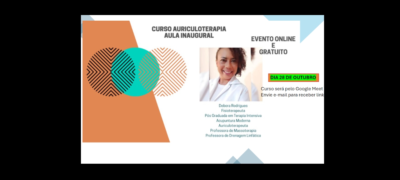 Curso online de Auriculoterapia. Evento Gratuito
