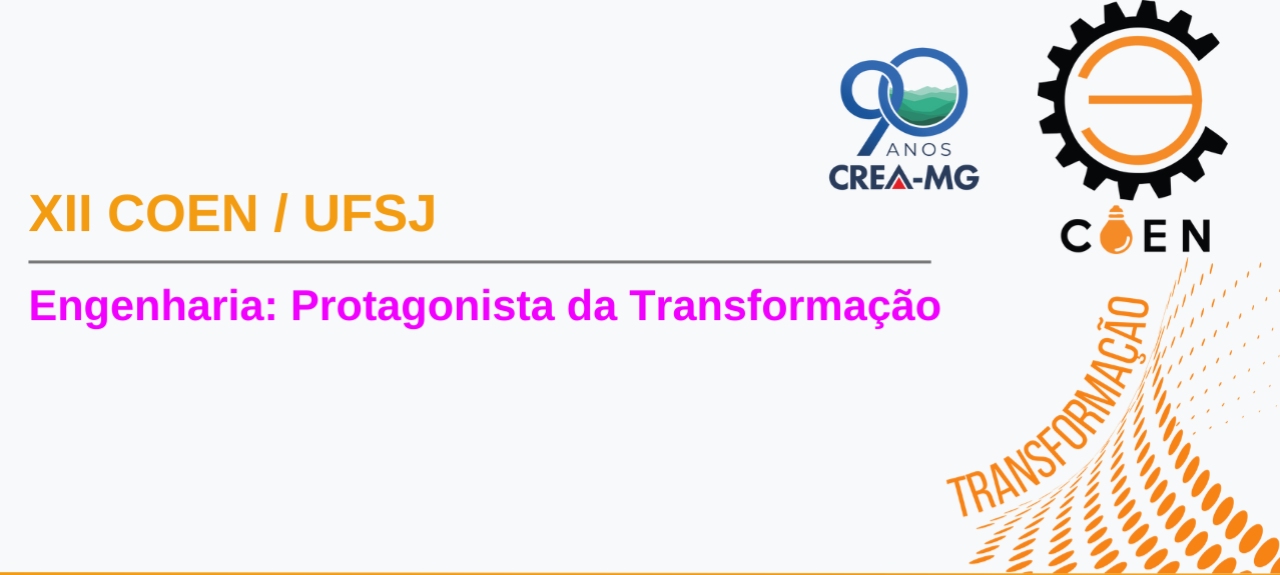 XII Congresso de Engenharias da Universidade Federal de São João Del Rei - COEN XII