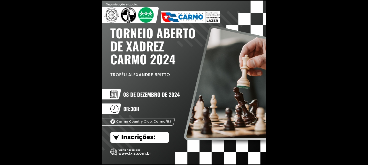 Torneio Aberto de Xadrez do Carmo 2024