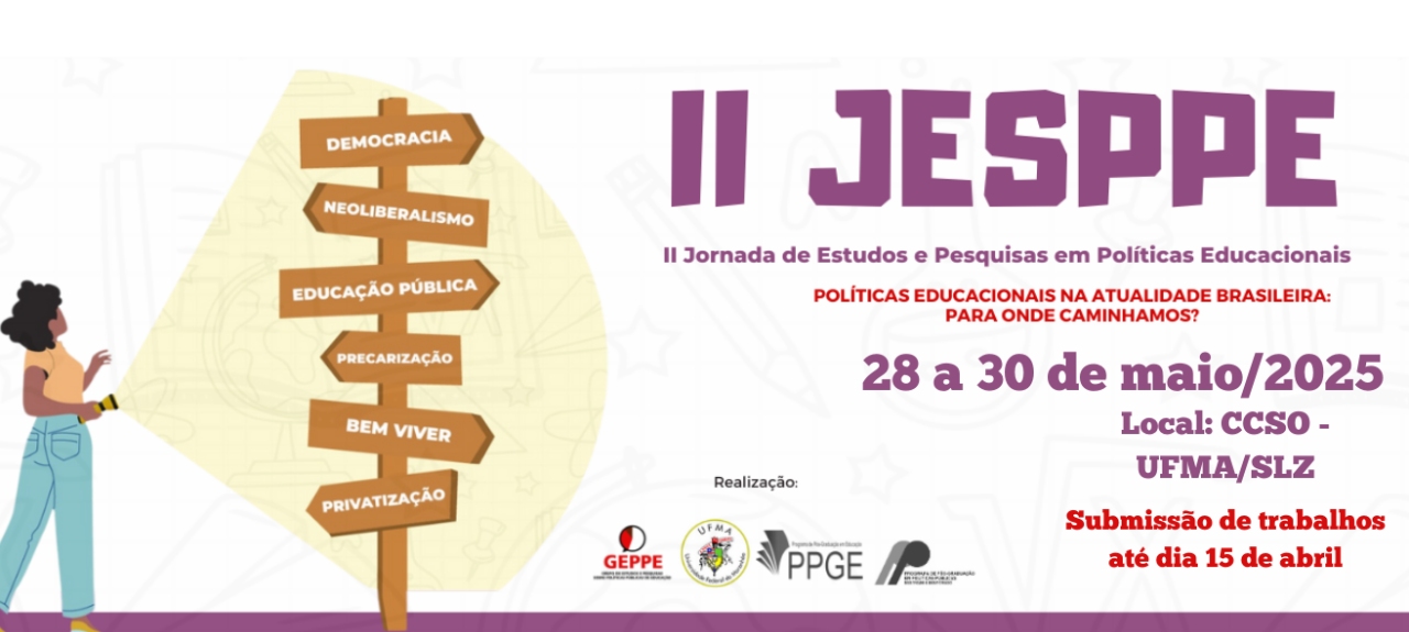 II JORNADA DE ESTUDOS E PESQUISAS SOBRE POLITICAS EDUCACIONAIS