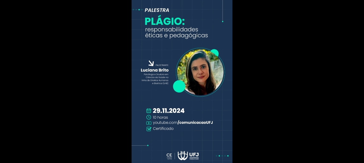 PLÁGIO: responsabilidade éticas e pedagógicas