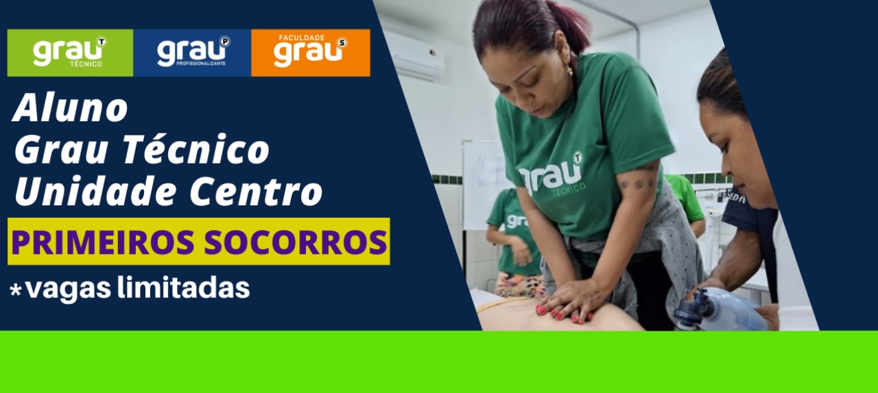 CURSO GRATUITO - PRIMEIROS SOCORROS