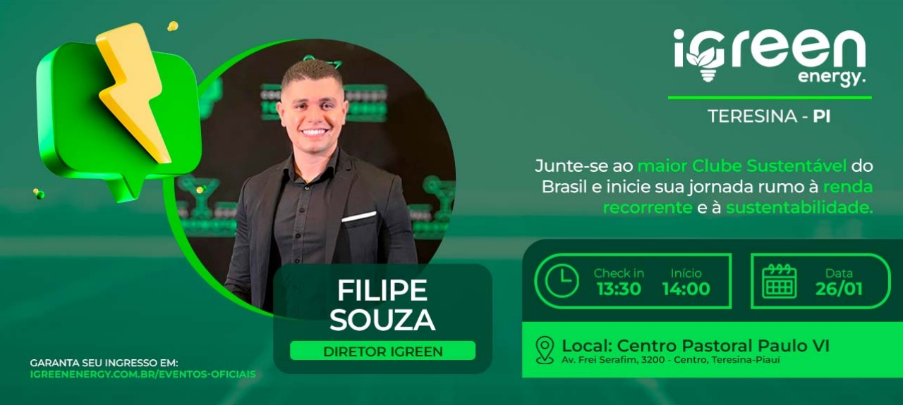 Evento Presencial iGreen - Teresina (PI) 26/01