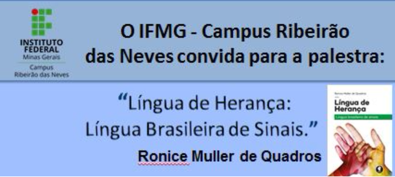 Palestra: Língua de Herança - Língua Brasileira de Sinais