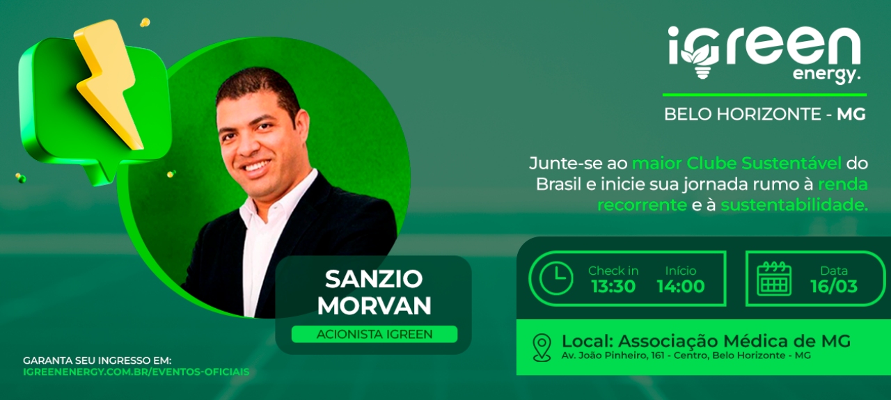 Evento Presencial iGreen - Belo Horizonte (MG) 16/03