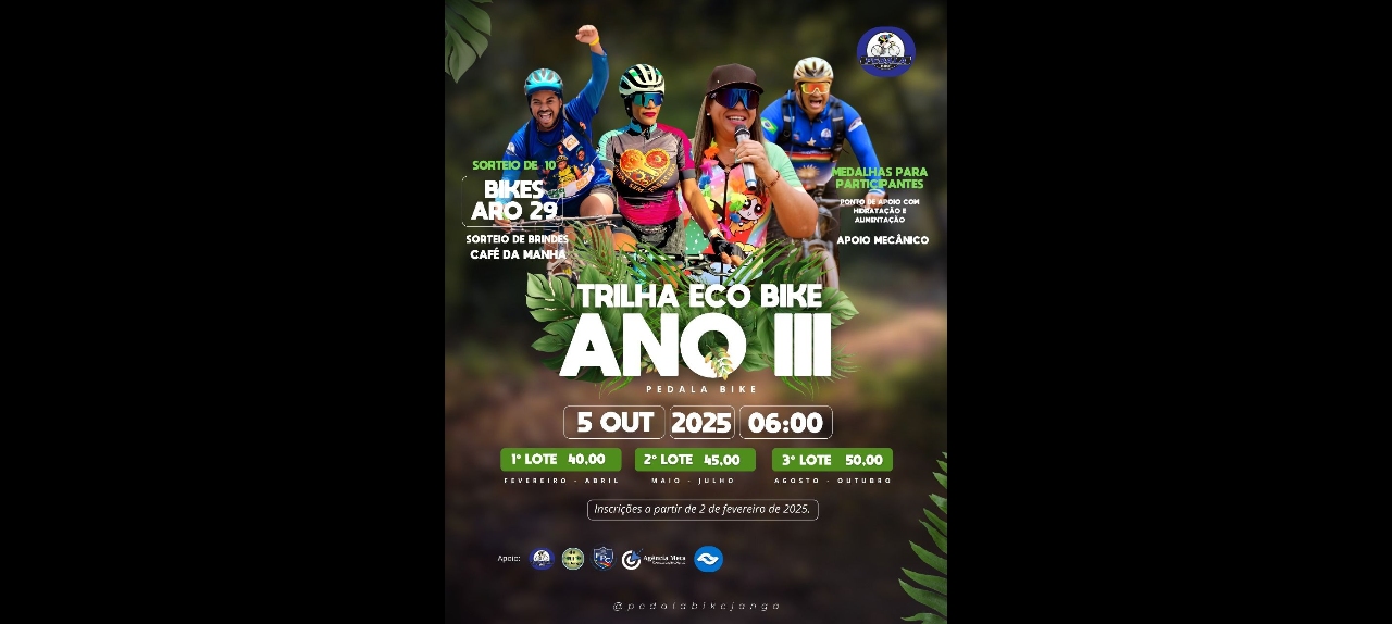 3° TRILHA ECO BIKE DA PEDALA BIKE