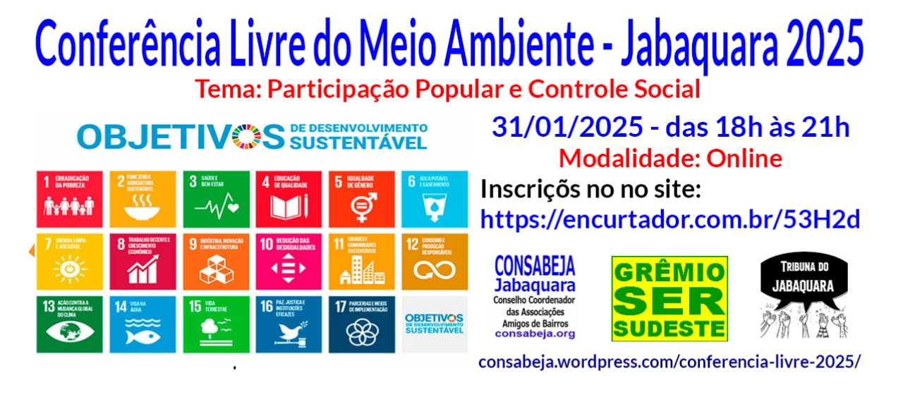 Conferência Livre do Meio Ambiente e Desenvolvimento Sustentável - Jabaquara 2025