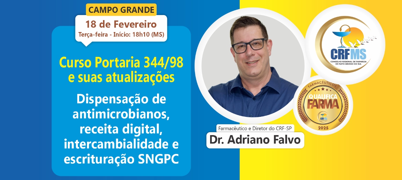QUALIFICAFARMA - Curso Portaria 344/98 e suas atualizações