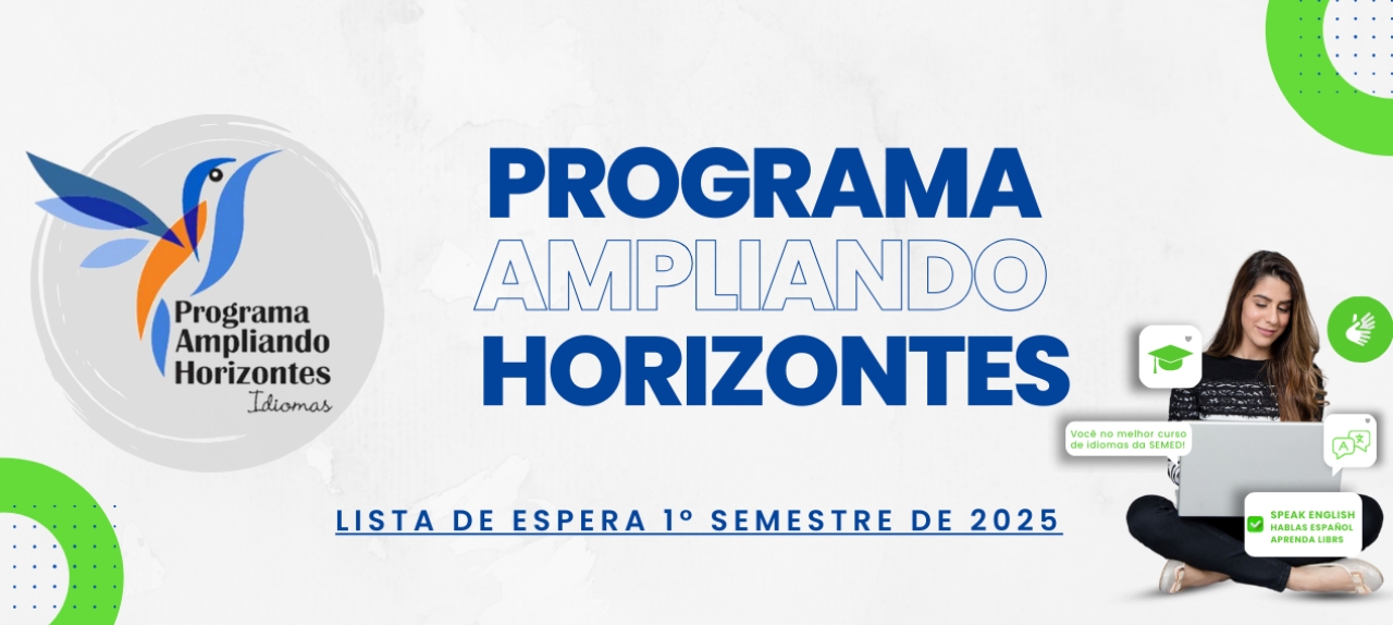 Lista de Espera para os cursos de Inglês, Espanhol e LIBRAS do 1° semestre de 2025